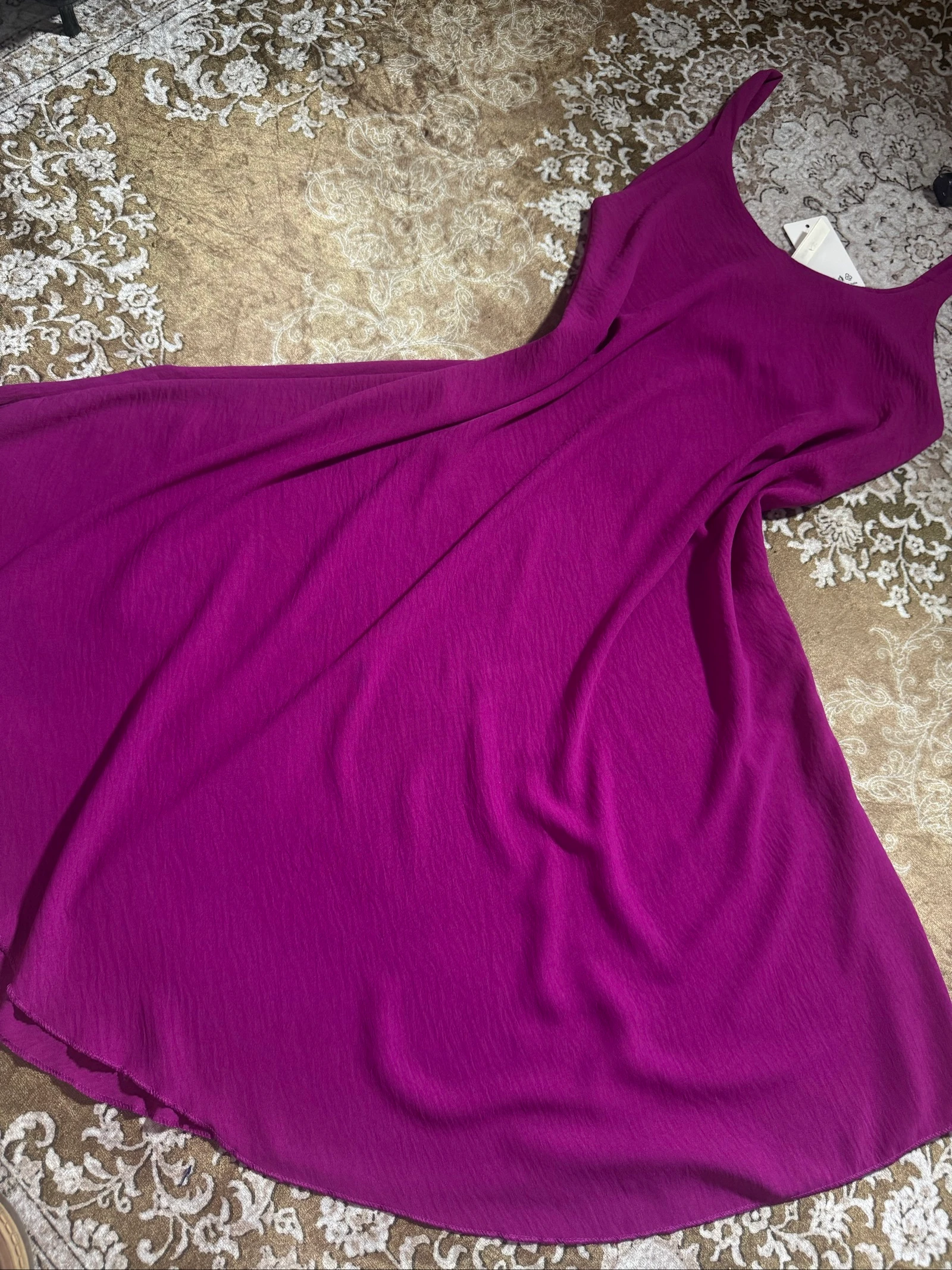Robe d’été robe fluide robe framboise 